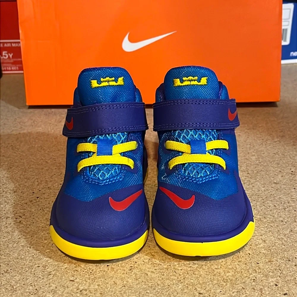 Nike Lebron Soldier XIII TD Shoes Sneakers new Toddlers 653647 400 Size 6C Sz 6